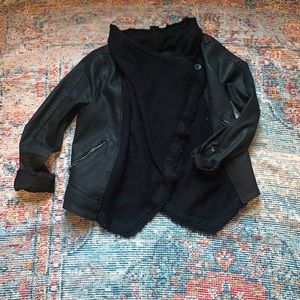 Free People Black Denim Jacket